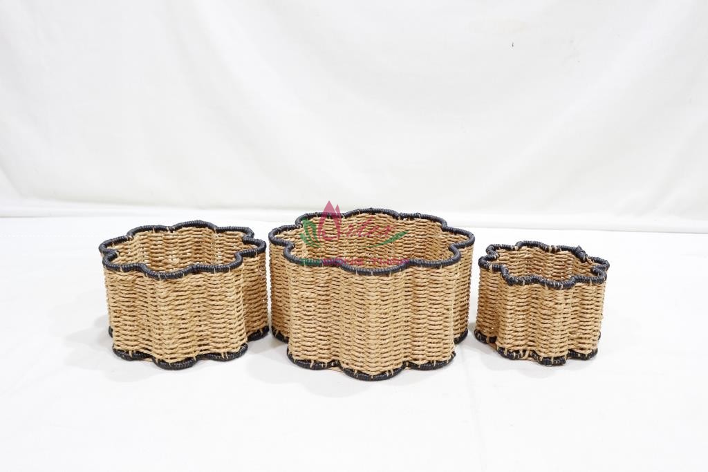 Decorative Handwoven Paper Rope Baskets for a Greener HomeCH4446A3MC
