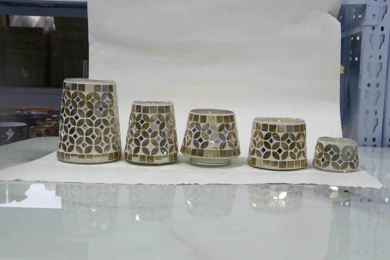 luxury glass candle holder glass holder candle jar