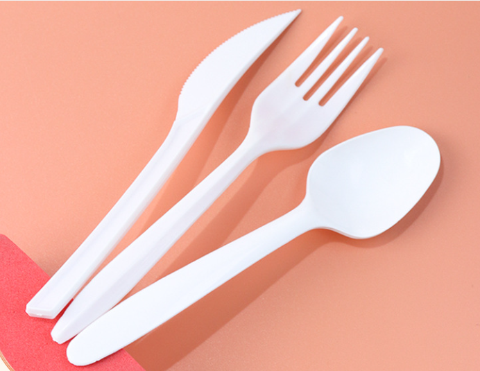 Colorful Disposable CutleryPPPolypropylene knife fork spoon plastic tableware 