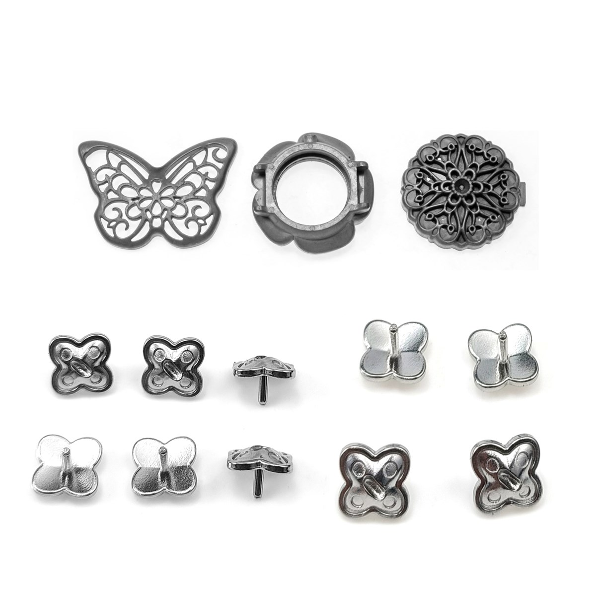 Metal injection molding custom hardware jewelry ear studs bone studs titanium alloy ear rods MIM powder meta