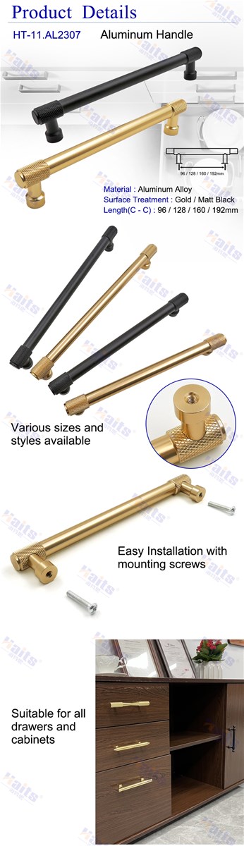Furniture Hardware Product Aluminium Alloy Drawer Handle Furniture Cabinet handle China Wholesale Manufacturer