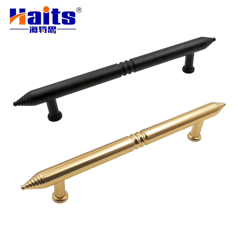 Kitchen Cabinet Hardware Aluminum Handle Drawer Pull Black Cupboard Handle for Furniture