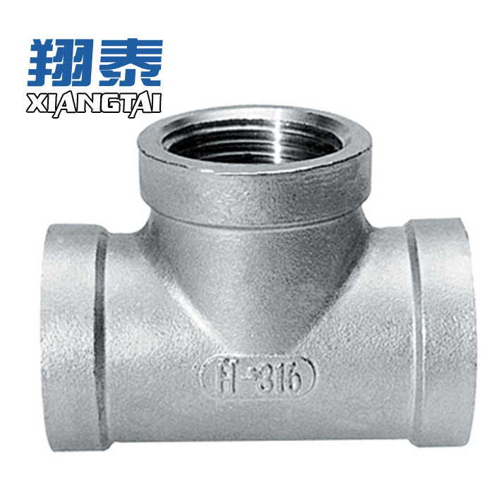 Stainless Steel Screw Tee Pipe Fitting