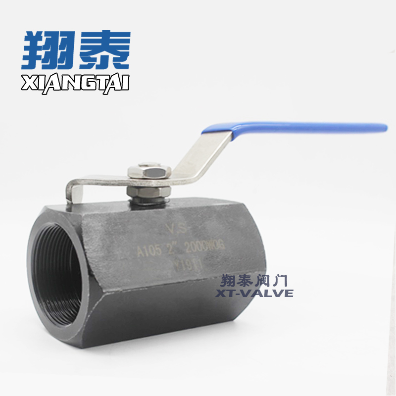 Carbon Steel Hexagon Type Ball Valve A105