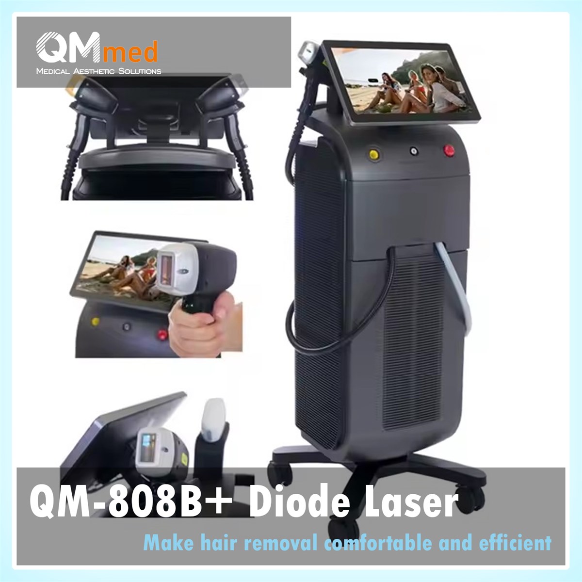 2026 Upgraded Ice Platinum Titanium Diode Laser Removal Machine with Ai Skin Analysis for Beauty Clinic