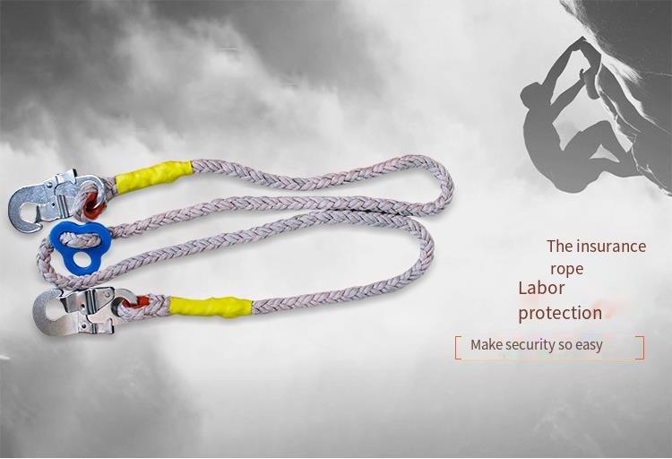 2M Double Hook Safety Rope Fall Protection Safety Belt Rope; ECVV EG – ECVV .EG