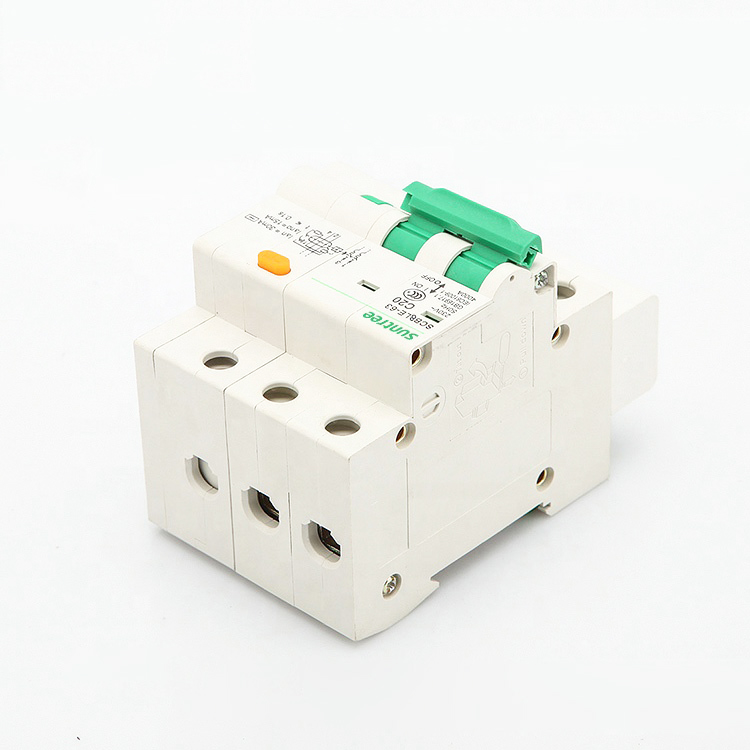 SCB8LE Residual Current Circuit Breaker SCB8LE-63-3P+N-25A 30mA 6KA C Curve RCD ELCB RCCB by Suntree