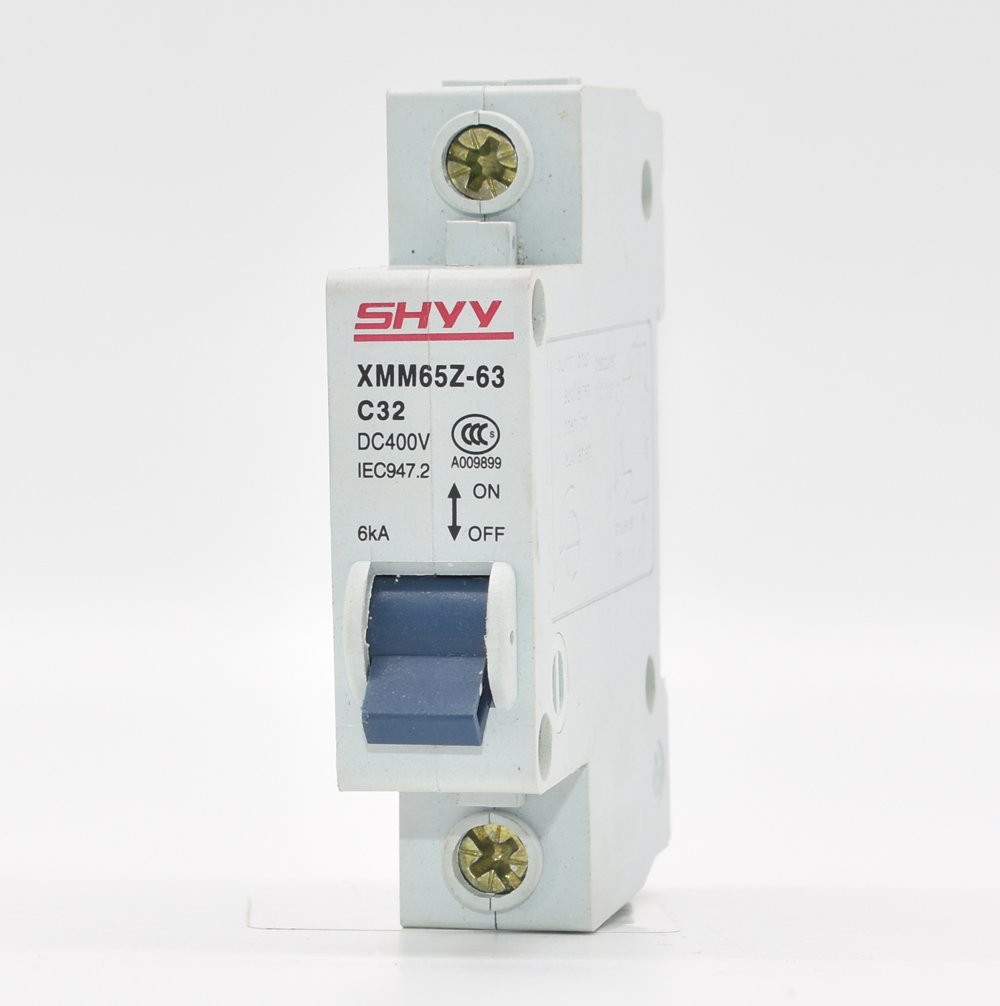 XMM65Z MCB 1P XMM65Z-63O-D-1P-6A 6KA Breaking Capacity Type D DC MINI Circuit Breaker by SHYY