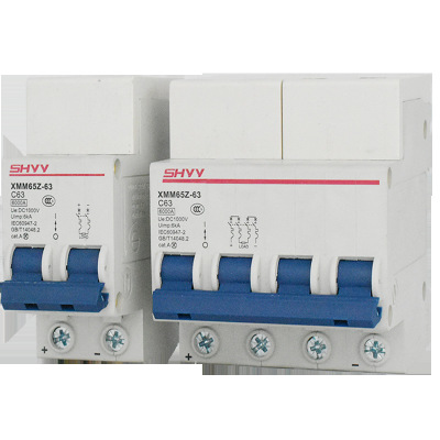XMM65Z MCB 1P XMM65Z-63O-D-1P-6A 6KA Breaking Capacity Type D DC MINI Circuit Breaker by SHYY